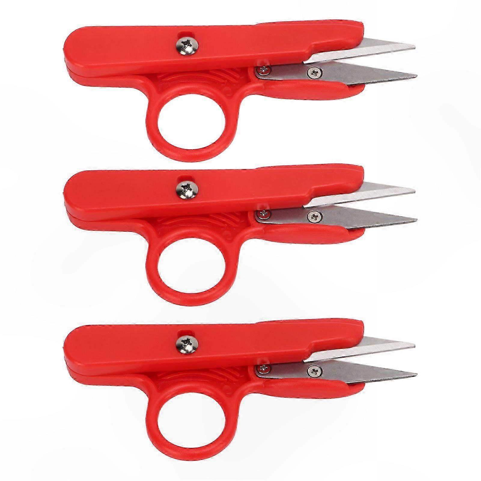 3-Piece Stainless Steel Thread Snips for Crafting and Sewing Projects
