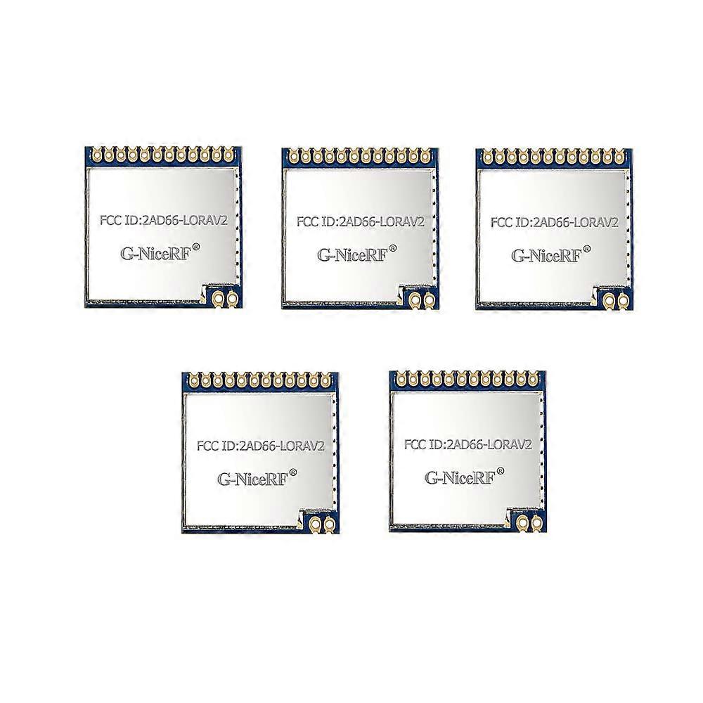 LoRa Transceiver SX1276 LoRa Module With BuiltIn Temperature Sensor 868/915MHz Networking Transmitters 5 PCS
