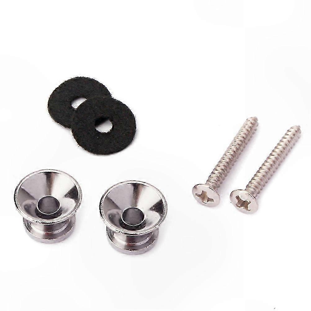Guitar Ukulele Strap Lock Kit with Secure Buttons
