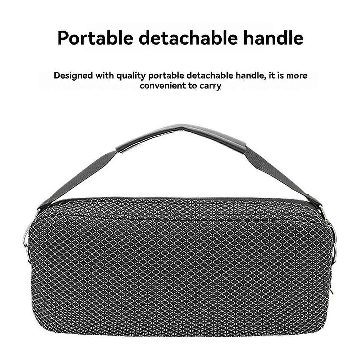 For S8 Pro Max Bluetooth Speaker Bag Portable, Sound Permeable, Travel Carrying Case with Strap