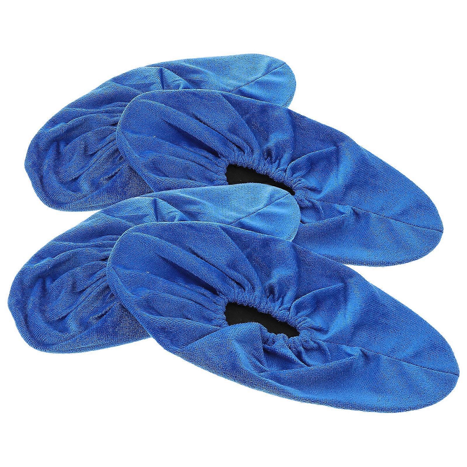 Bowling Ayakkabı Kılıfları Erkekler Kaymaz Yeniden Kullanılabilir Mavi 31.00X15.50X2.50CM 2 Çift