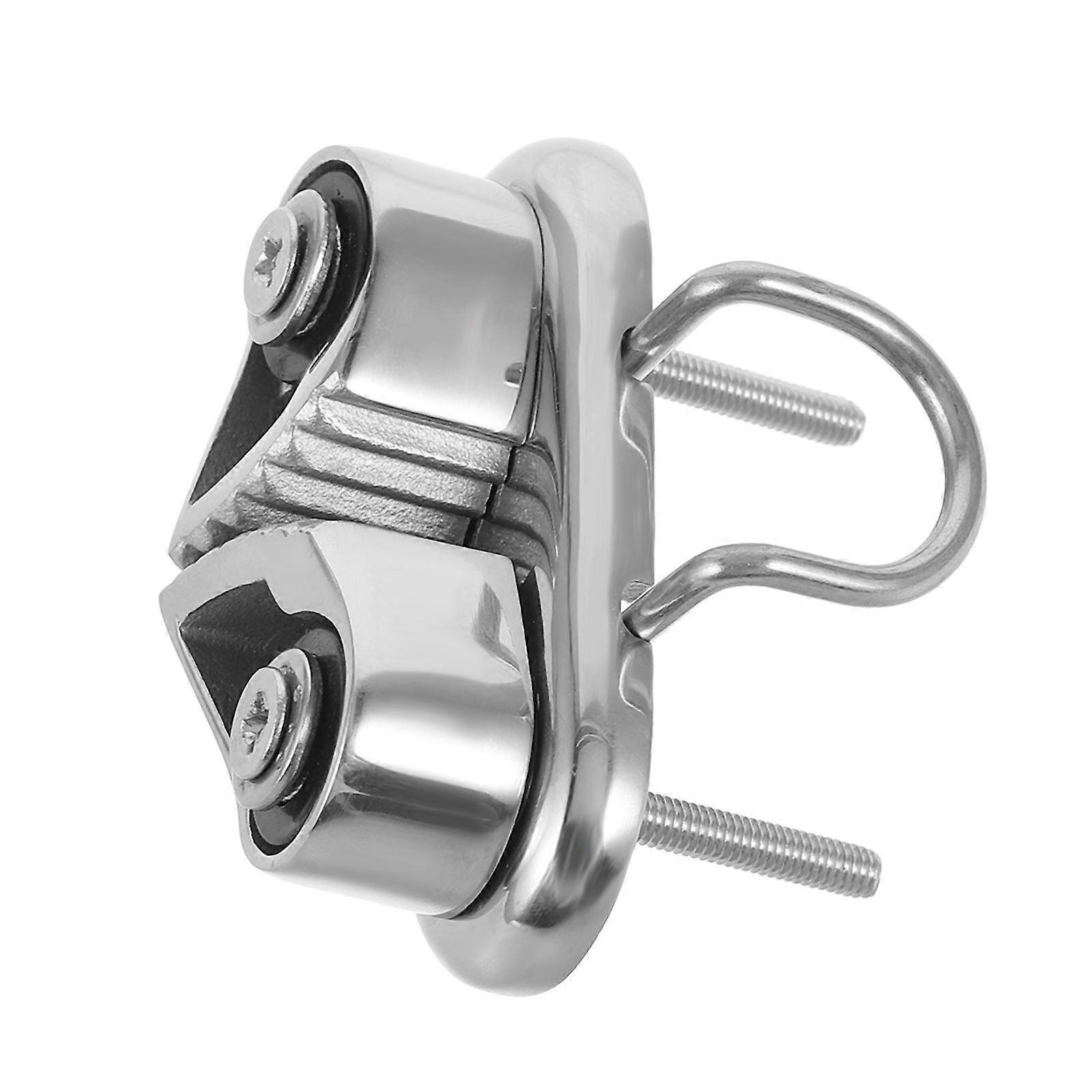 Stainless Steel Cam Cleat for Boat Use with Mirror Polished Finish and Quick Setup Design Silver