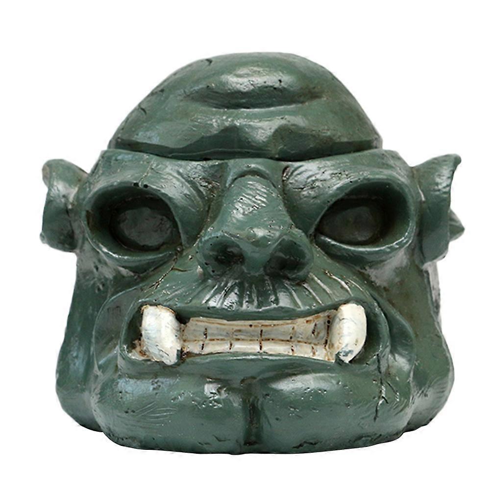 Durable Cup Holder Ideal For Artists Featuring Head Design And Green Color 1Set