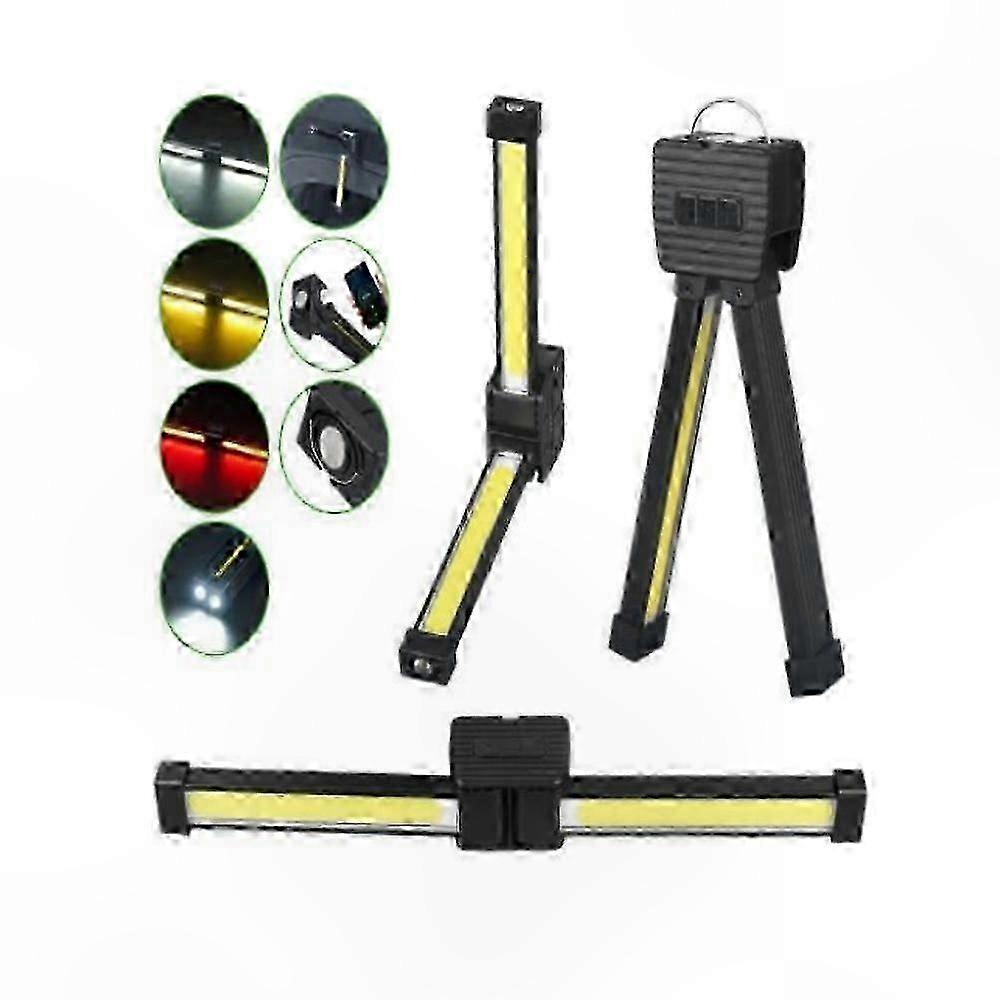 Adjustable Gym Light with 7-Level Dimming, Portable Magnetic LED Flashlight and Hook for Fitness Enthusiasts