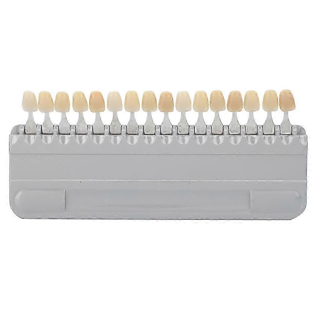 16 Farbe Dental Shade Guide Zähne Whitening Shade Guide Farbe Komparator 2025