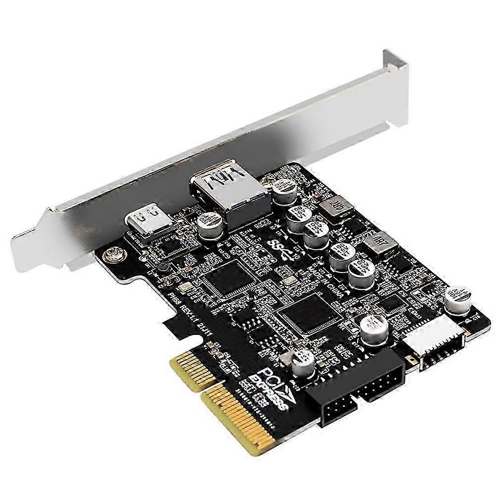 PCIe 3.0 to USB 3.2 Type-C Front Type-E Expansion Card with Full Interface and 10Gbps High-Speed Connectivity