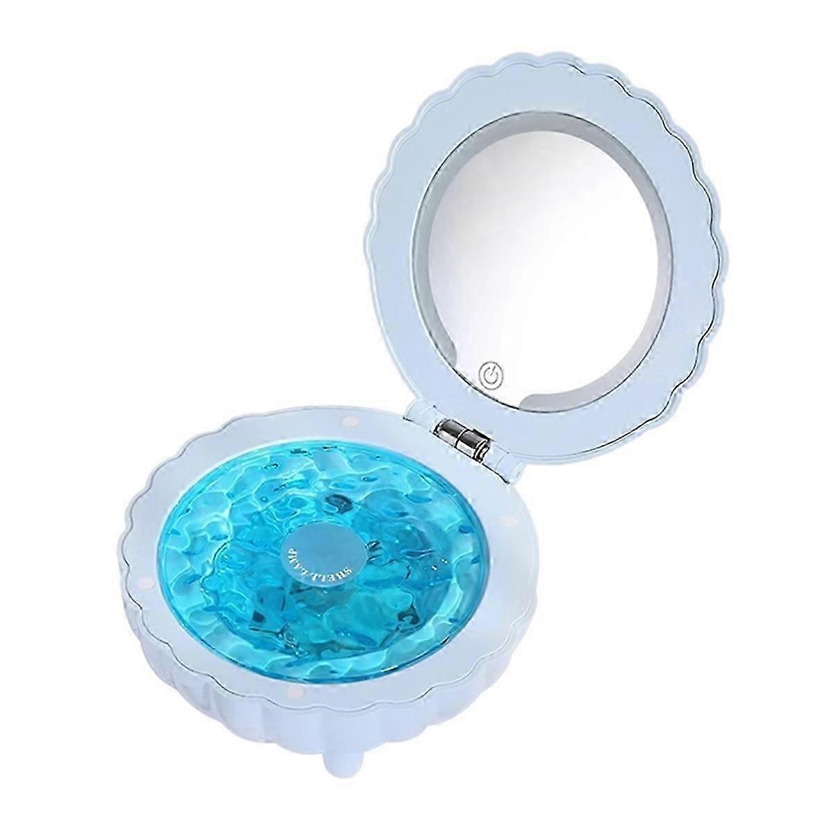 M9 Shell Atmosphere Projector Lamp Bluetooth Speaker Blue