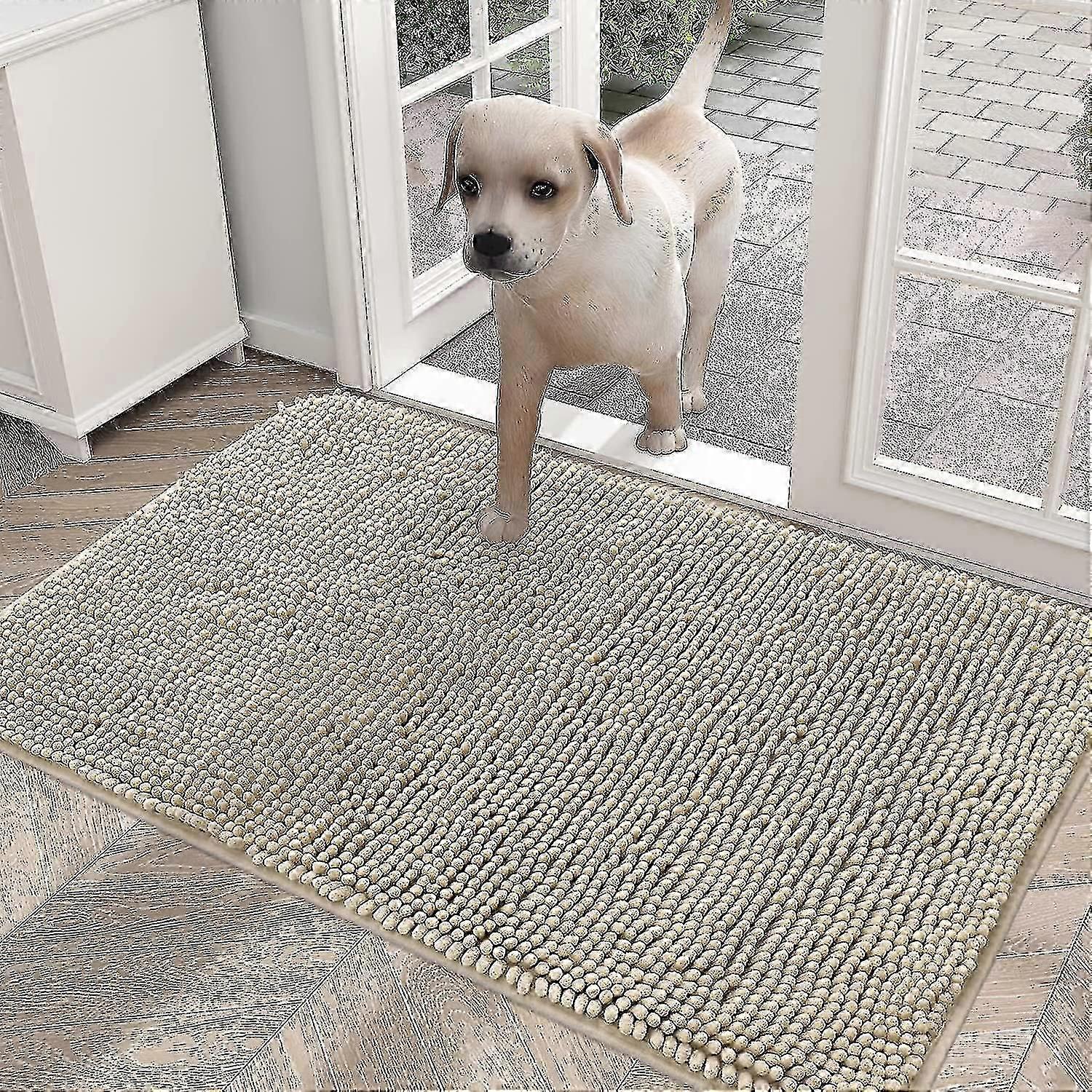 non-slip dog mat for indoor entry microfiber