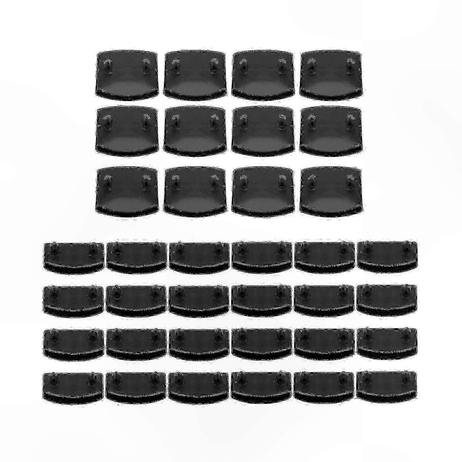 Bed Frame End Caps with Slat Holders for Metal and Wood Frames Side Bracket Covers Included