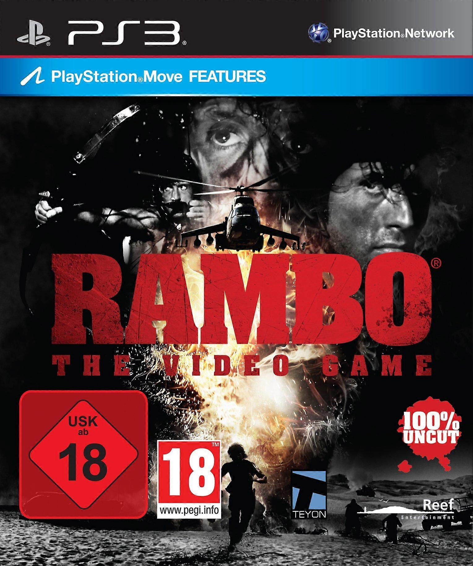 RAMBO THE VIDEO GAME - PS3 AC - As New