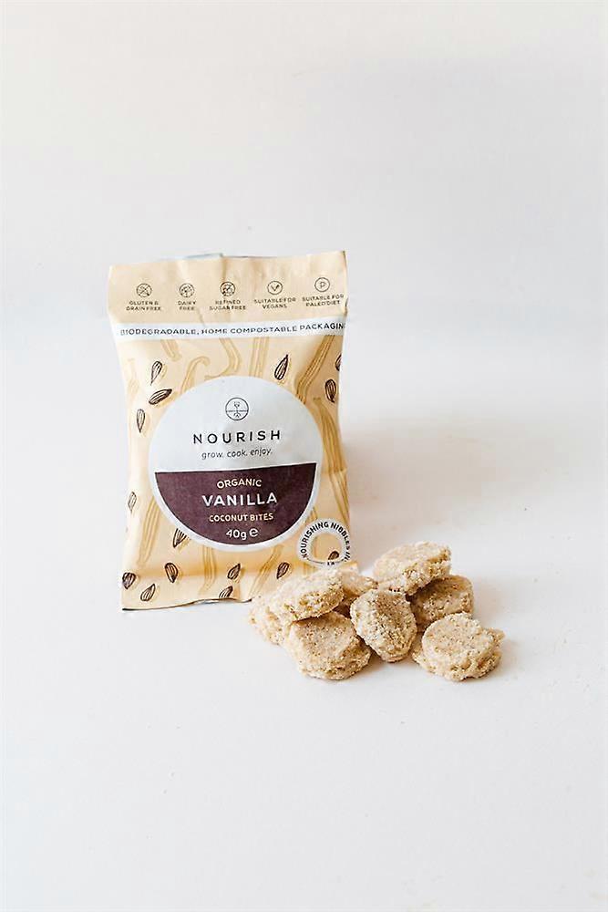 Nourish Grow Cook Enjoy Nourish Vanilla Coconut Bites 40g - 5 Pack