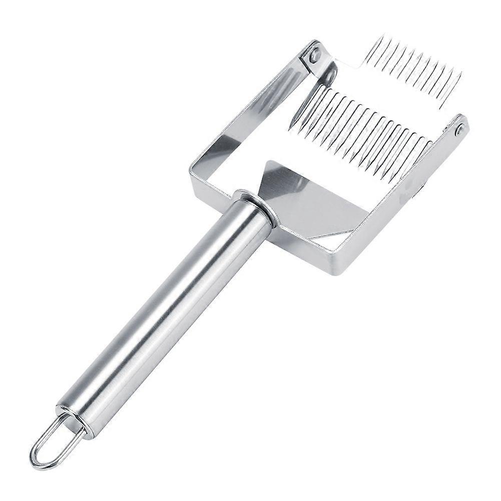 Double Needle Stainless Steel Beehive Uncapping Fork Scraper Shovel Beekeeping Beekeeper Tool
