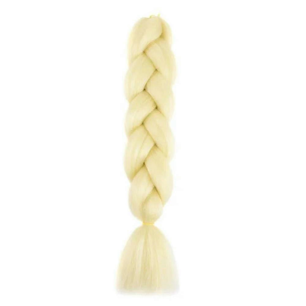 Synthetic Ombre Braiding Hair 24 Inch Pre Stretched Box Jumbo Colorful Extensions 1 Pack A11