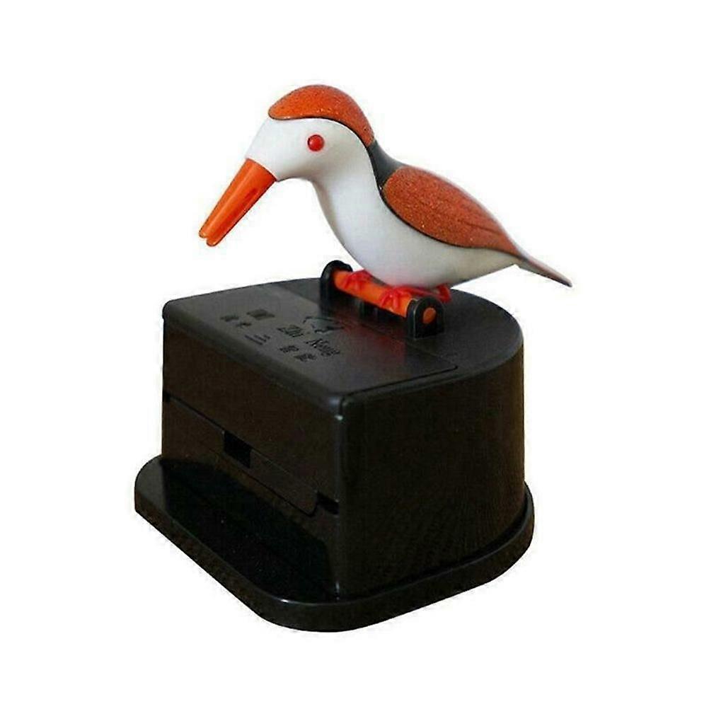 Toothpick Dispenser Automatic Bird Toothpick Box Bird Woodpecker Toothpick Dispenser Table Toothpick Box Case Storage