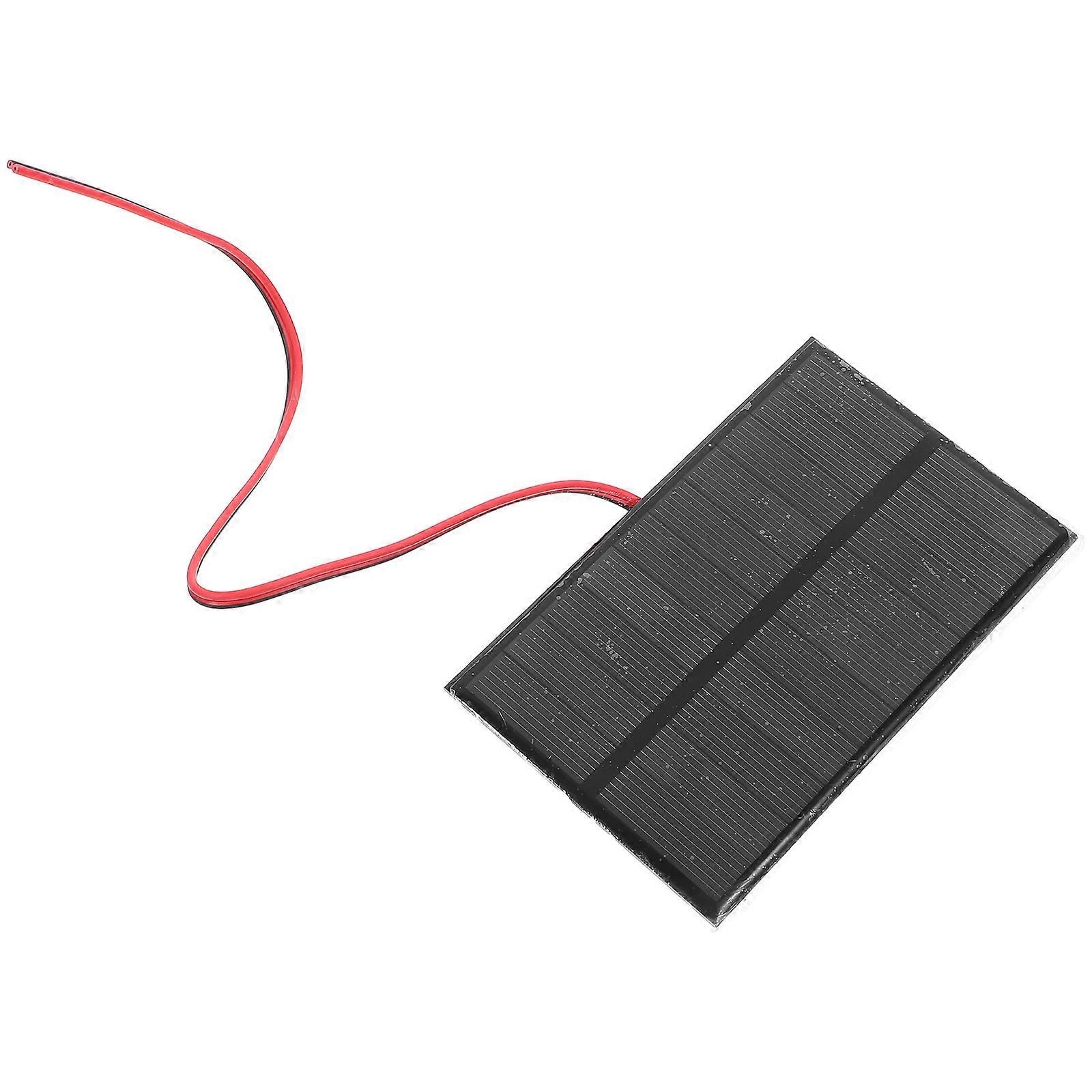 Portable Solar Panel 18V Power for Hiking Smartphones Black 1 Set