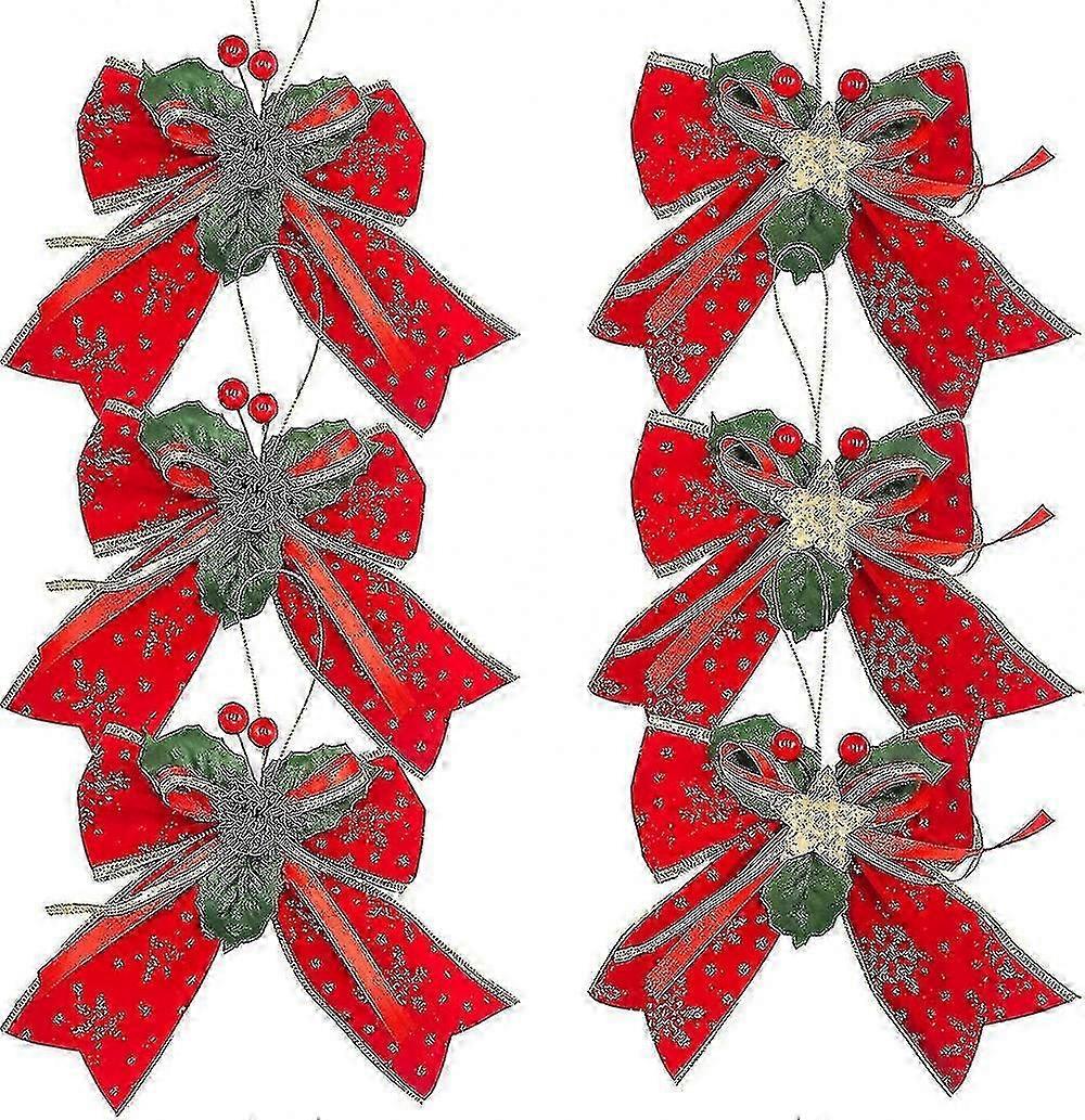 xmas gift Large Tree s s Wreath Ribbon Tie - Garland Wreath Ornament Decor