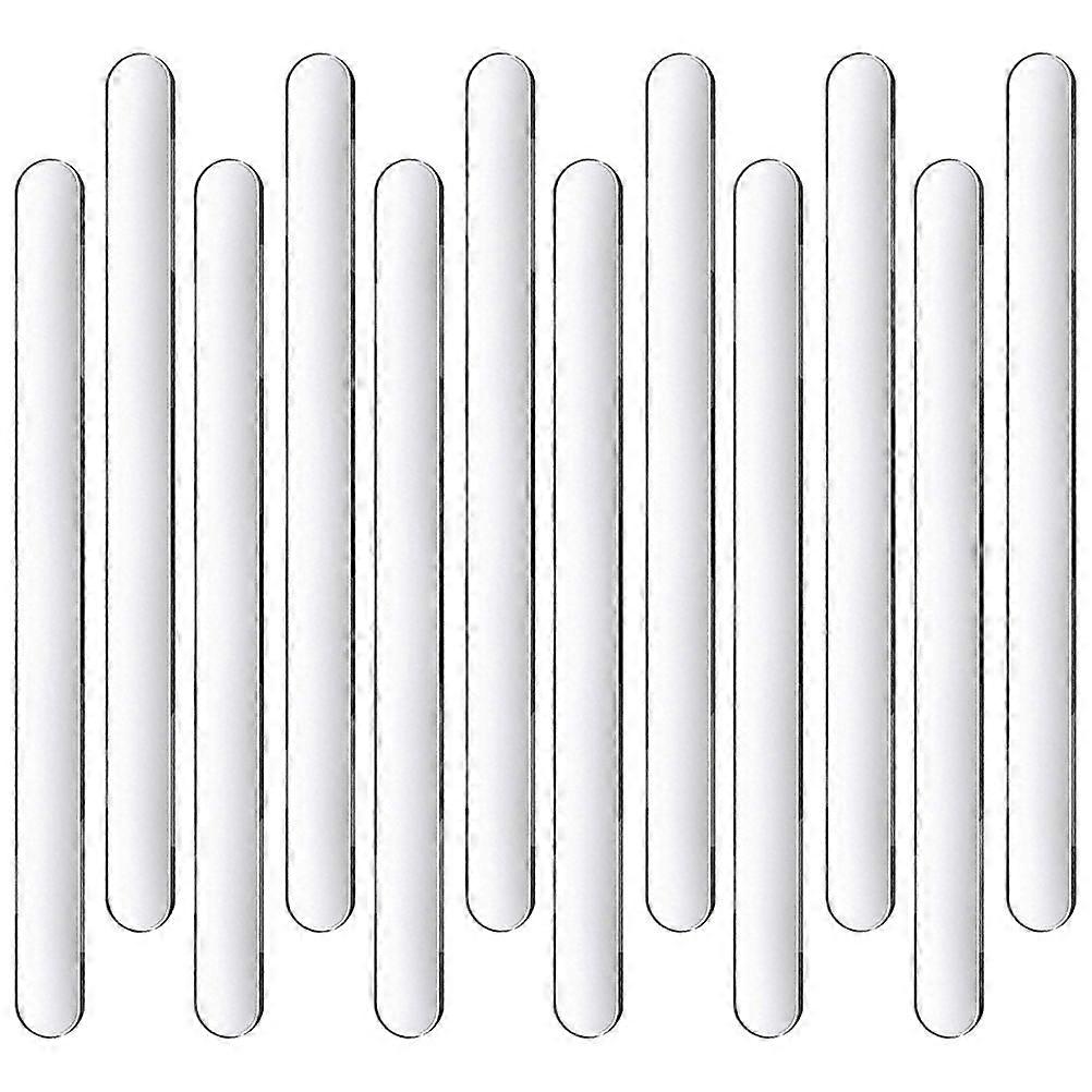 Acrylic Popsicle Sticks Ice Cream Making Sticks for DIY 80Pcs Transparent Reusable