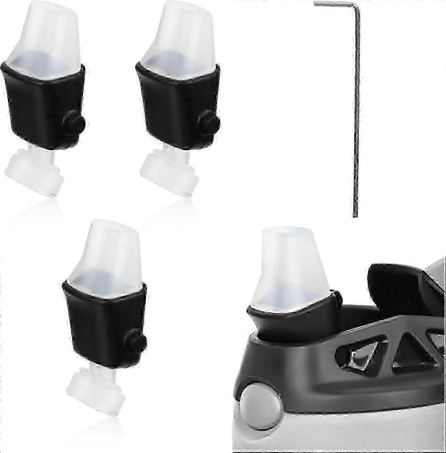 3pcs Lid Spout Replacement for Contigo, BPA Lid Parts Replacement with Wrenchl
