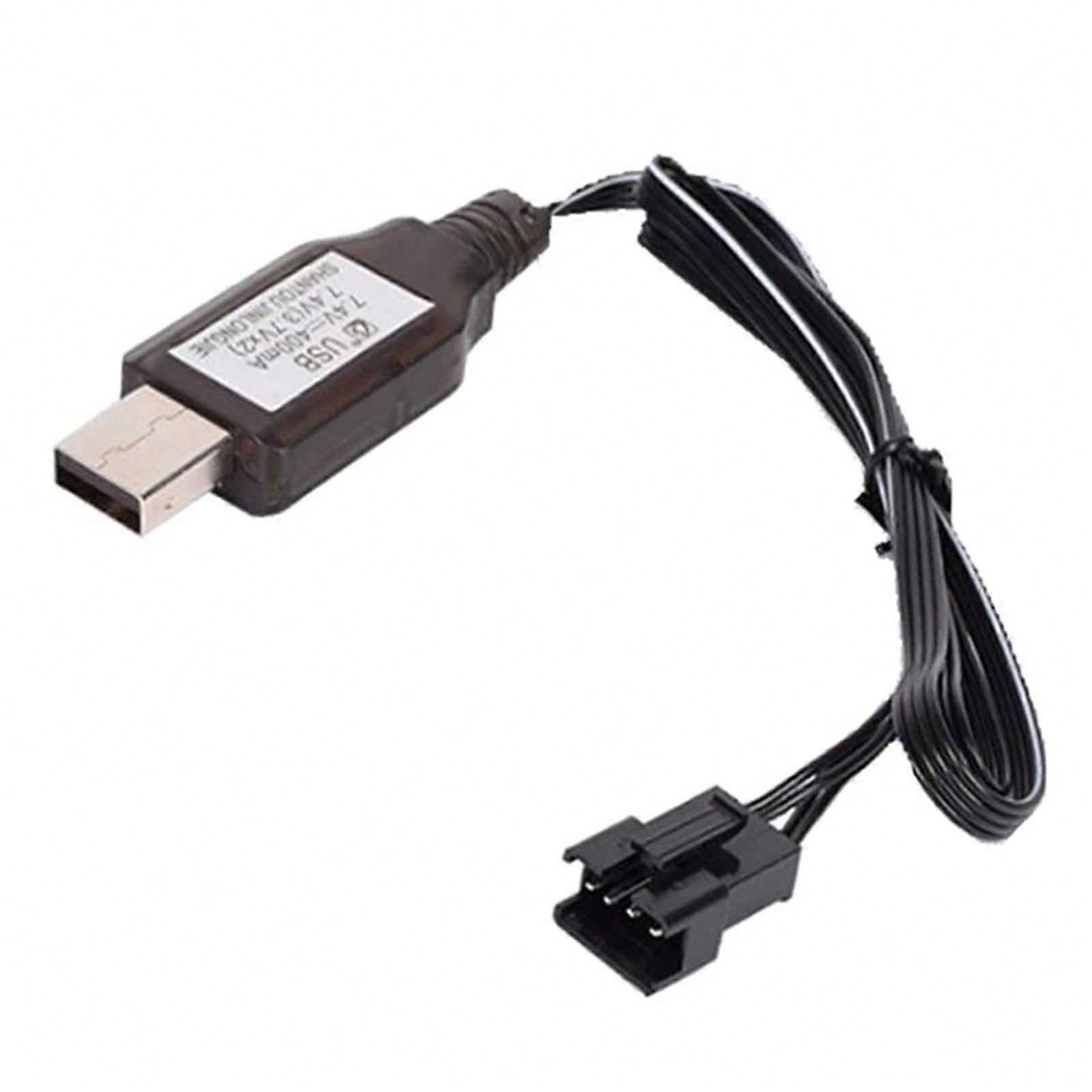 7.4V 400mA φορτιστής λι-ιονικός SM-4P RC παιχνίδια τηλεχειρισμού παιχνίδι SM4P φορητό καλώδιο αντίστροφης φόρτισης USB