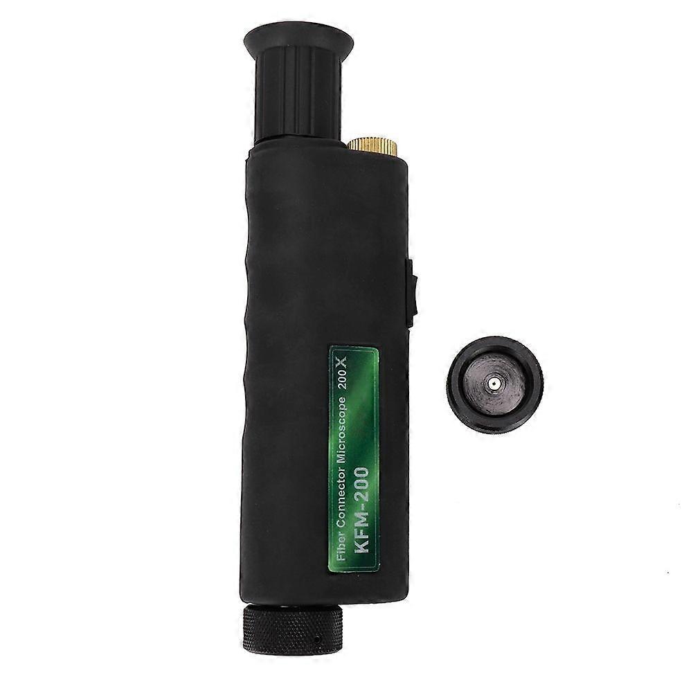 Handheld Optical Fiber Microscope Inspection Mini 200X 400x Magnification 2.5mm Adaptor
