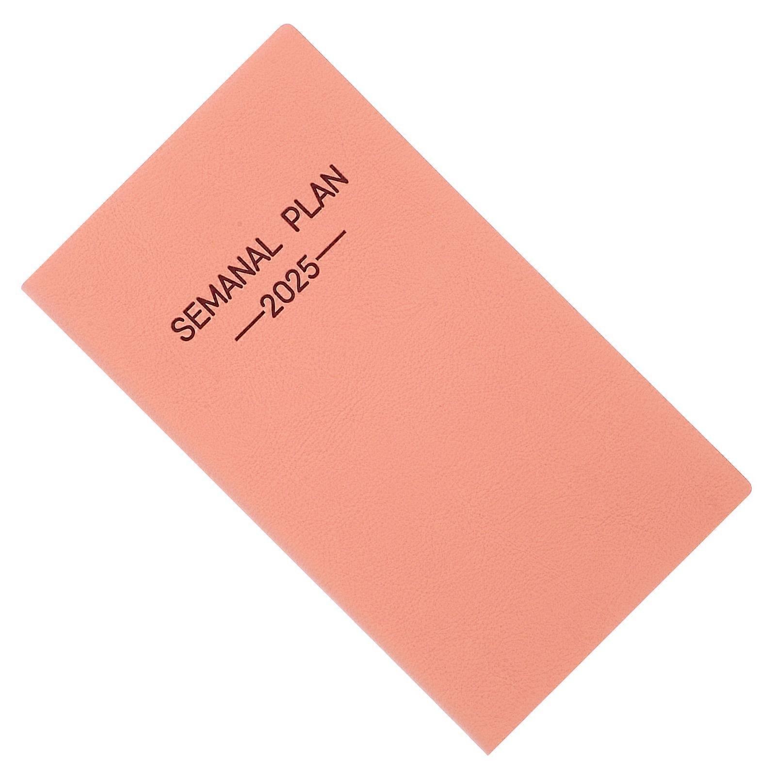 Pink Weekly Schedule Pad Planner Notebook 5Pcs for Daily Organizing