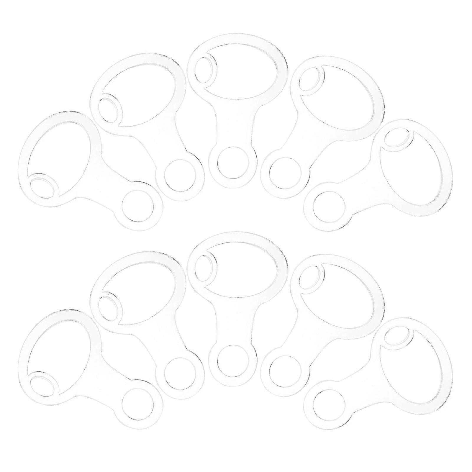 Slim Acrylic Thread Bobbins Cross Stitch for 120Pcs Organizing