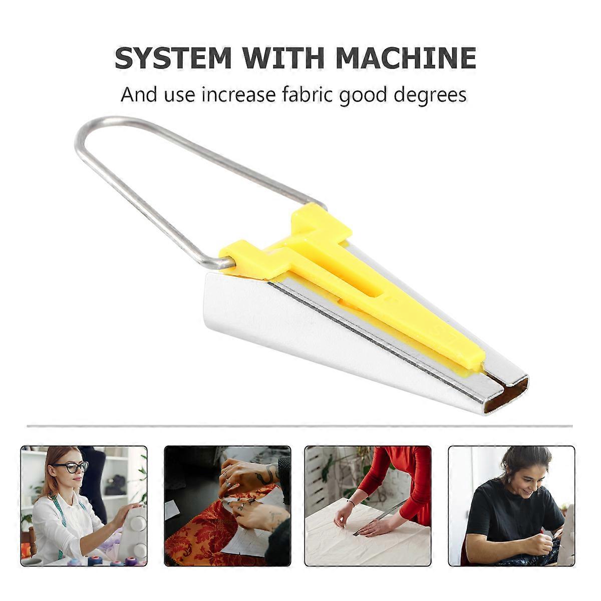 Bias Tape Maker Set for Sewing with Fabric Bias Tape Maker Tool 12mm