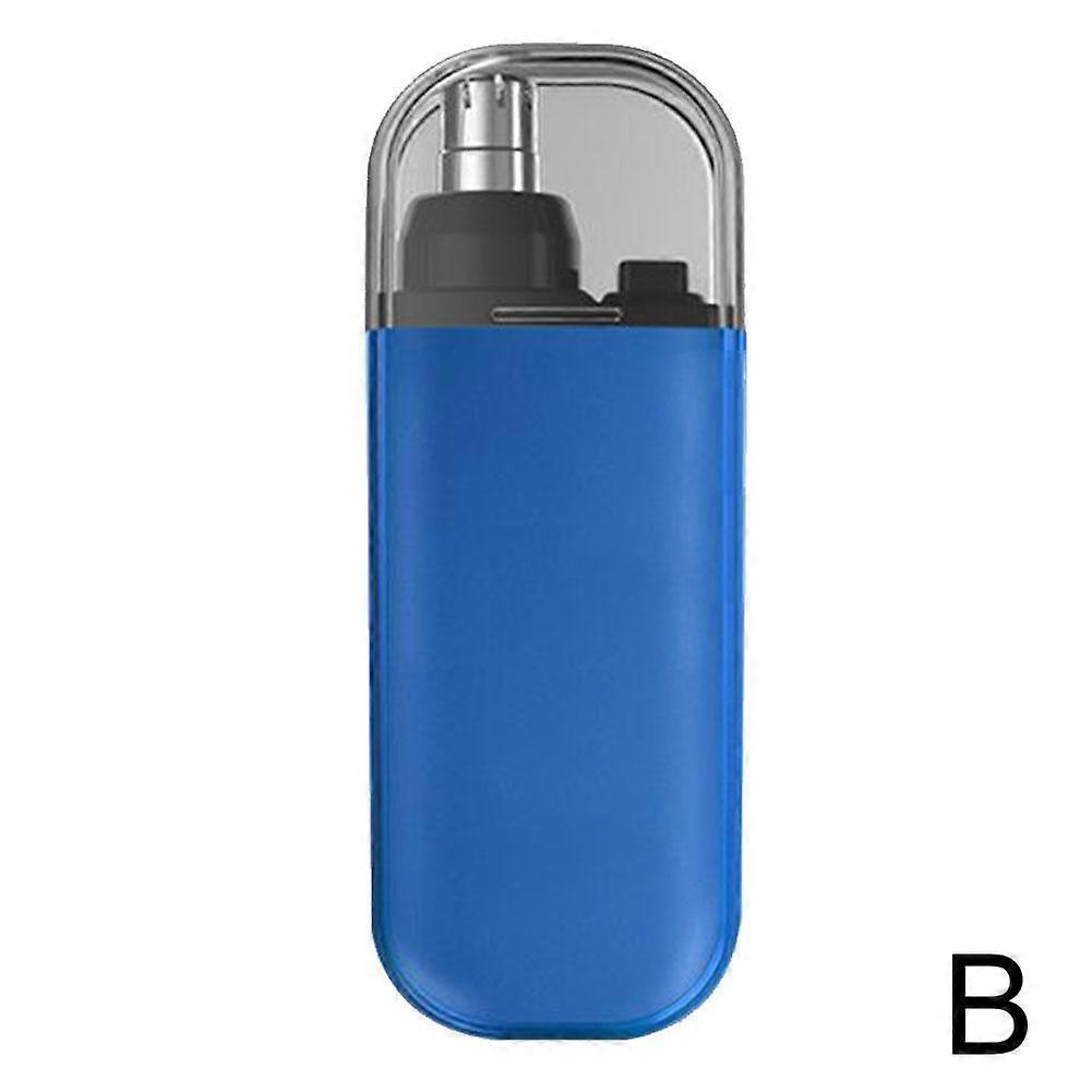 Electric Nose Hair Trimmer Painless Safe USB C Rechargeable 90 Min Runtime Portable Water Resistant Black Blue
