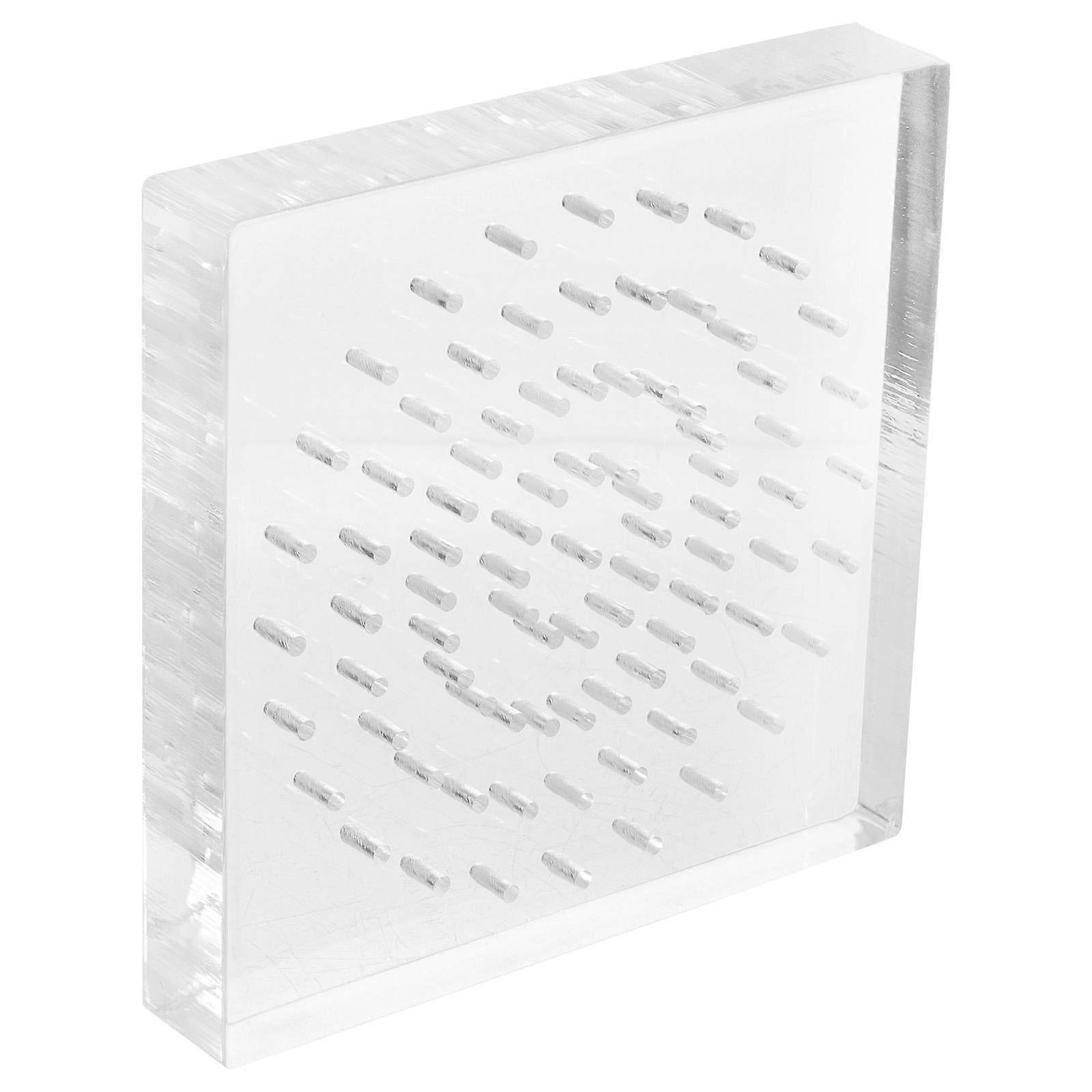 Acrylic Display Stand for Display Use 4Pcs Clear Crystal Transparent Stands