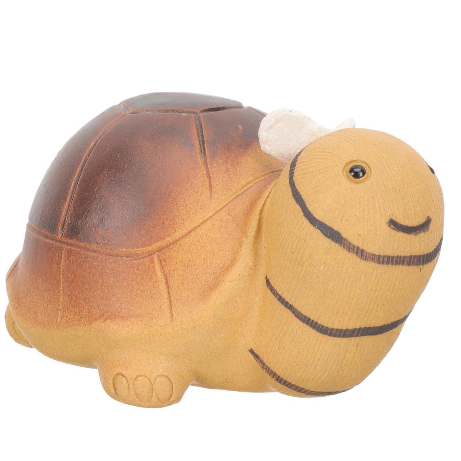 Tortoise Bee Figurine 3Pcs Creative Design Home Desktop Decoration Assorted Color Durable Stable Base