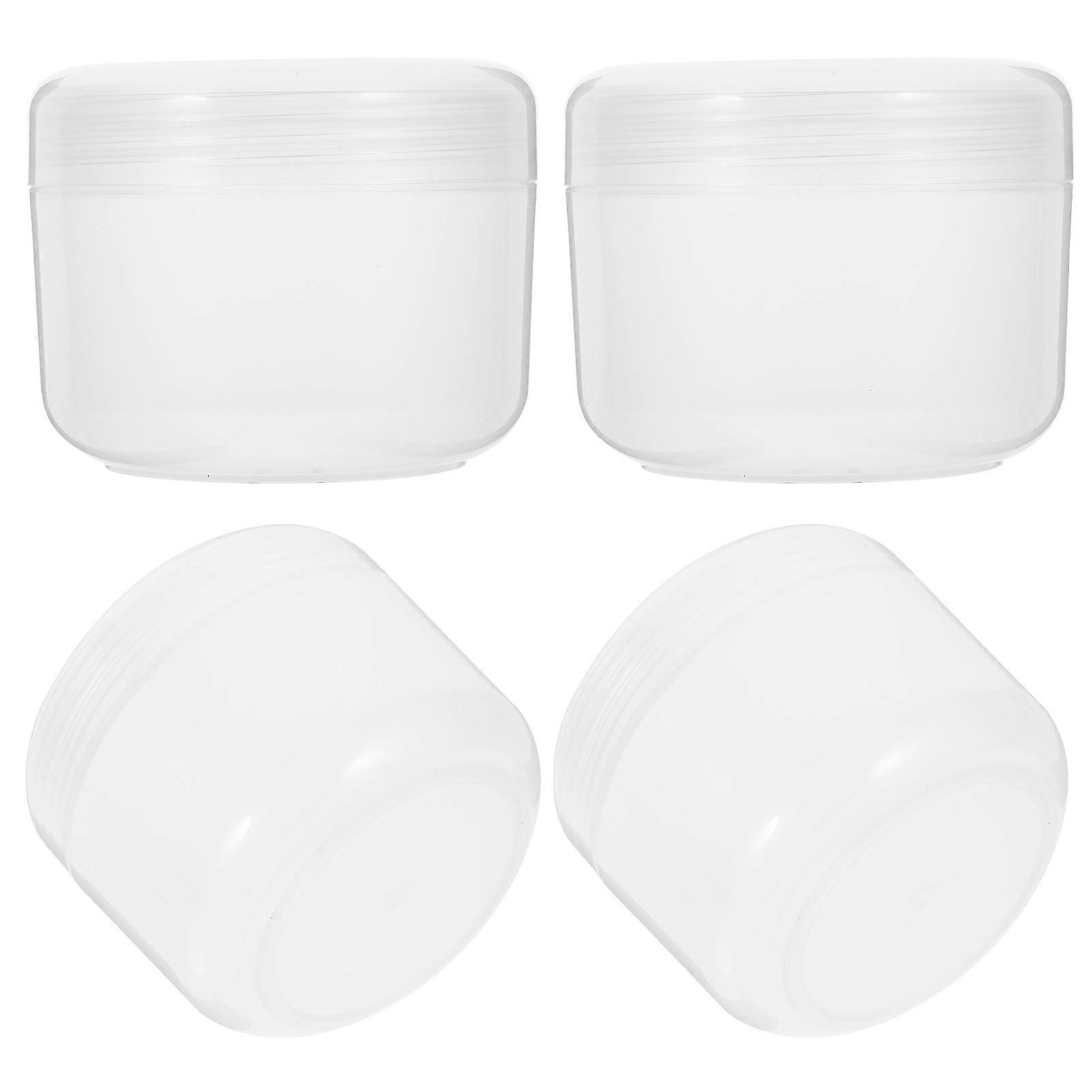 Empty Lotion Containers 4Pcs for Business Trips Cosmetic Users Transparent Pp Mixing