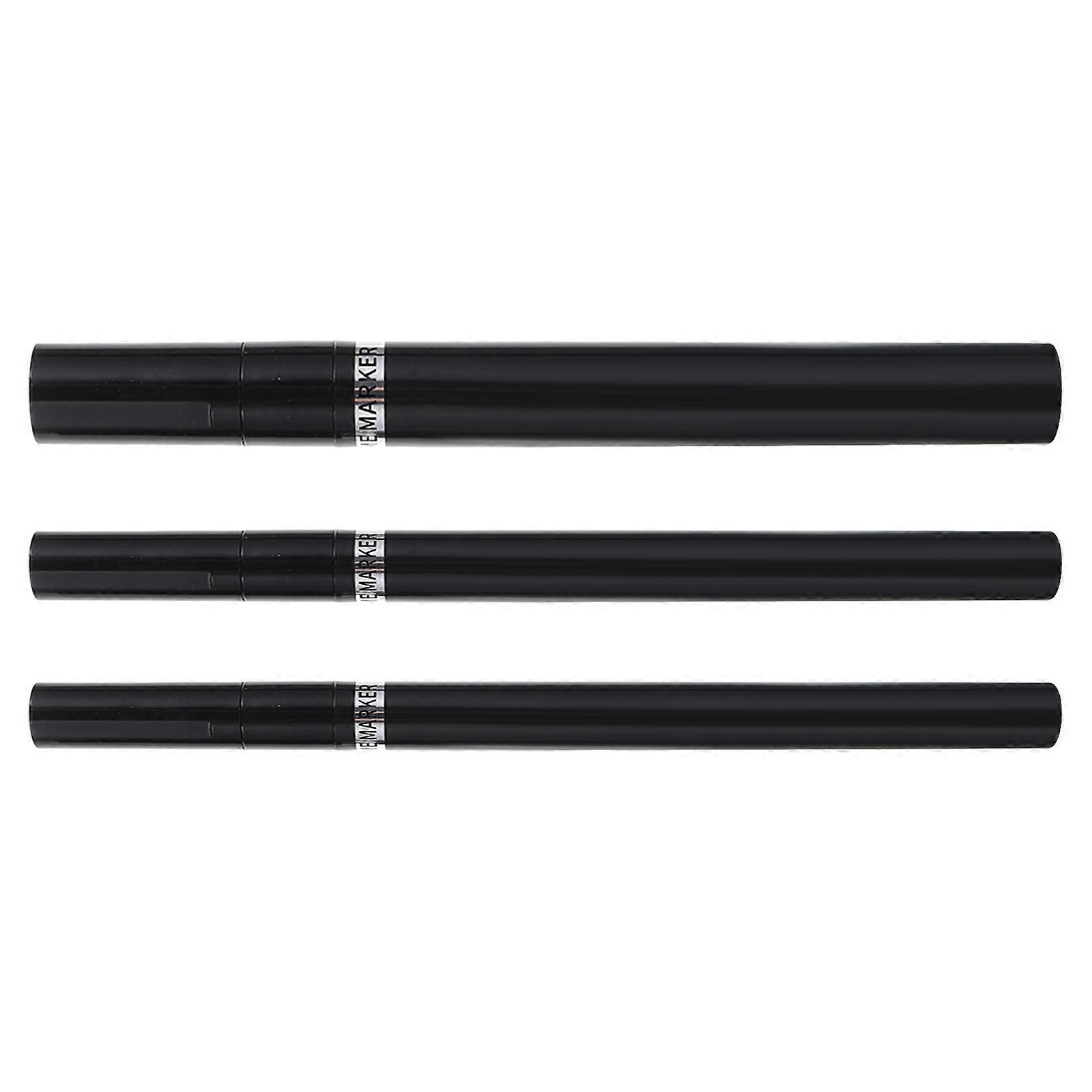 Professional Paint Markers 3Pcs For Art Creation DIY Projects Black Waterproof Markers Ergonomic Design