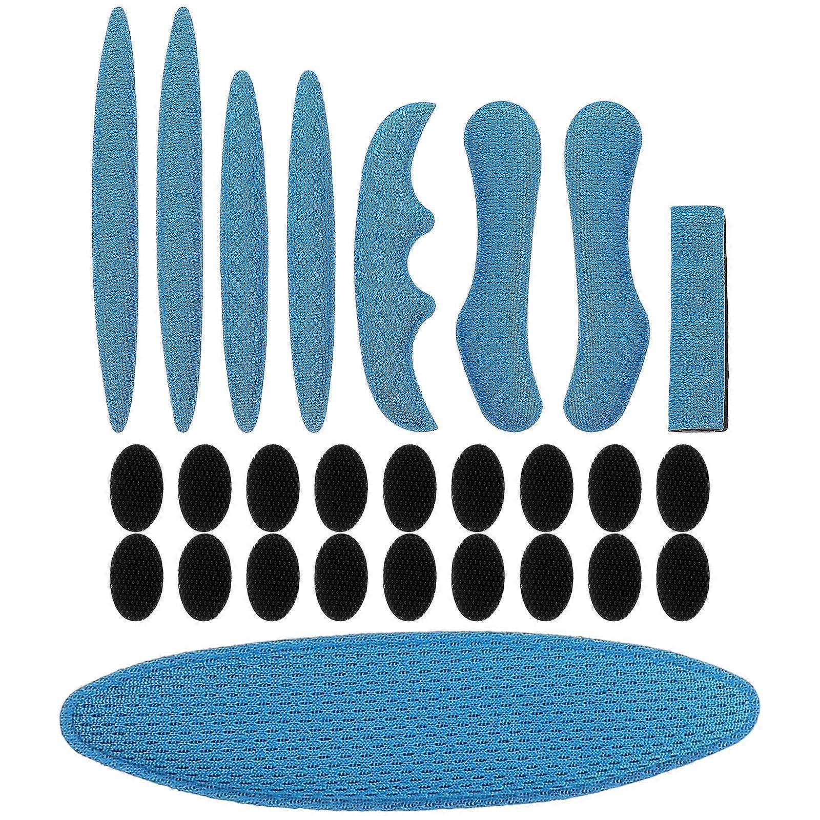 3Set Padding Kit For Outdoor Riding Bicycle Motorcycle Blue Comfortable Impact Absorption Sponge Pads
