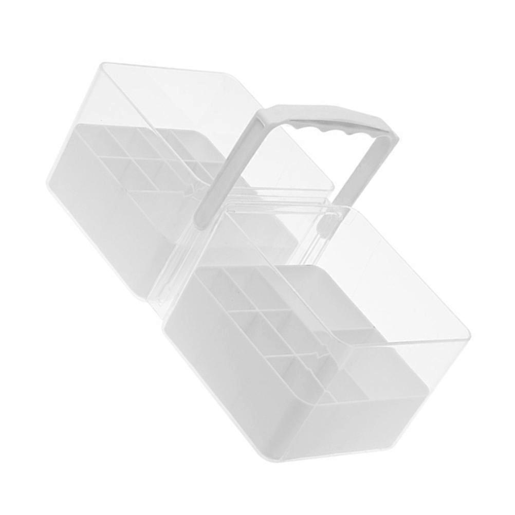 Desktop Organizing Holder for Storage 2Pcs Multi-Grid Storage Box