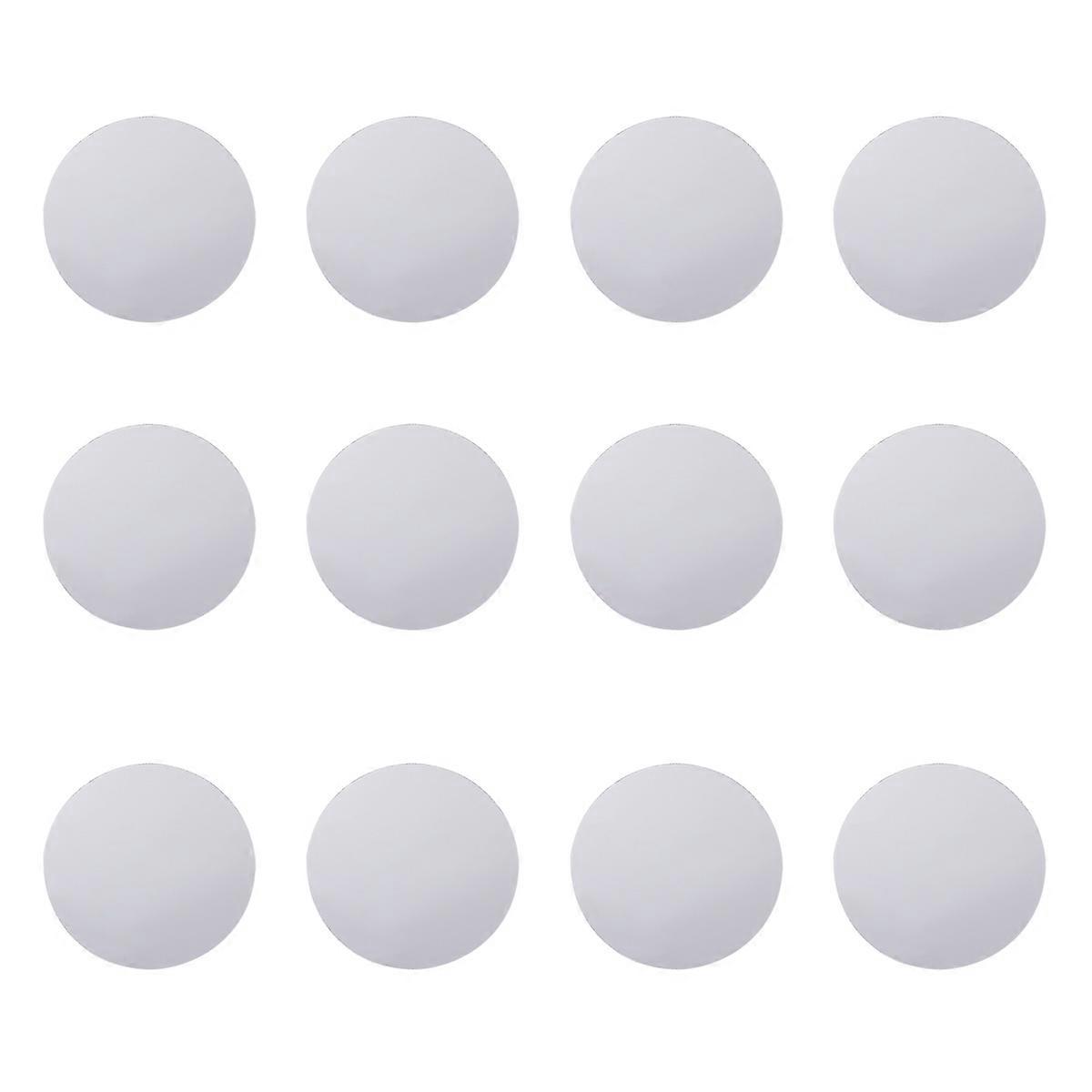 Adhesive Back Mirror Circle Acrylic for Decoration 150Pcs Silver Sticker