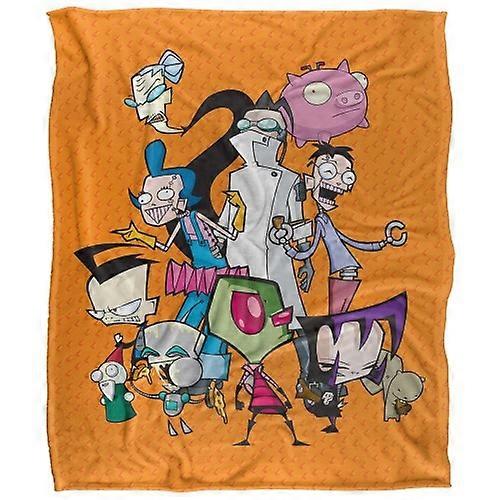 Invader Zim Silky Group Supersoft Blanket