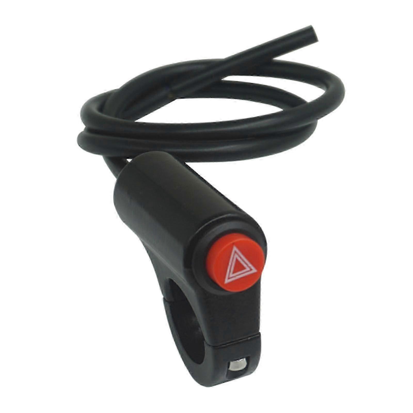 2025 7/8' Motorcycle Handlebar Switch For Warning Emergency Lamp Signal Flasher_TJ