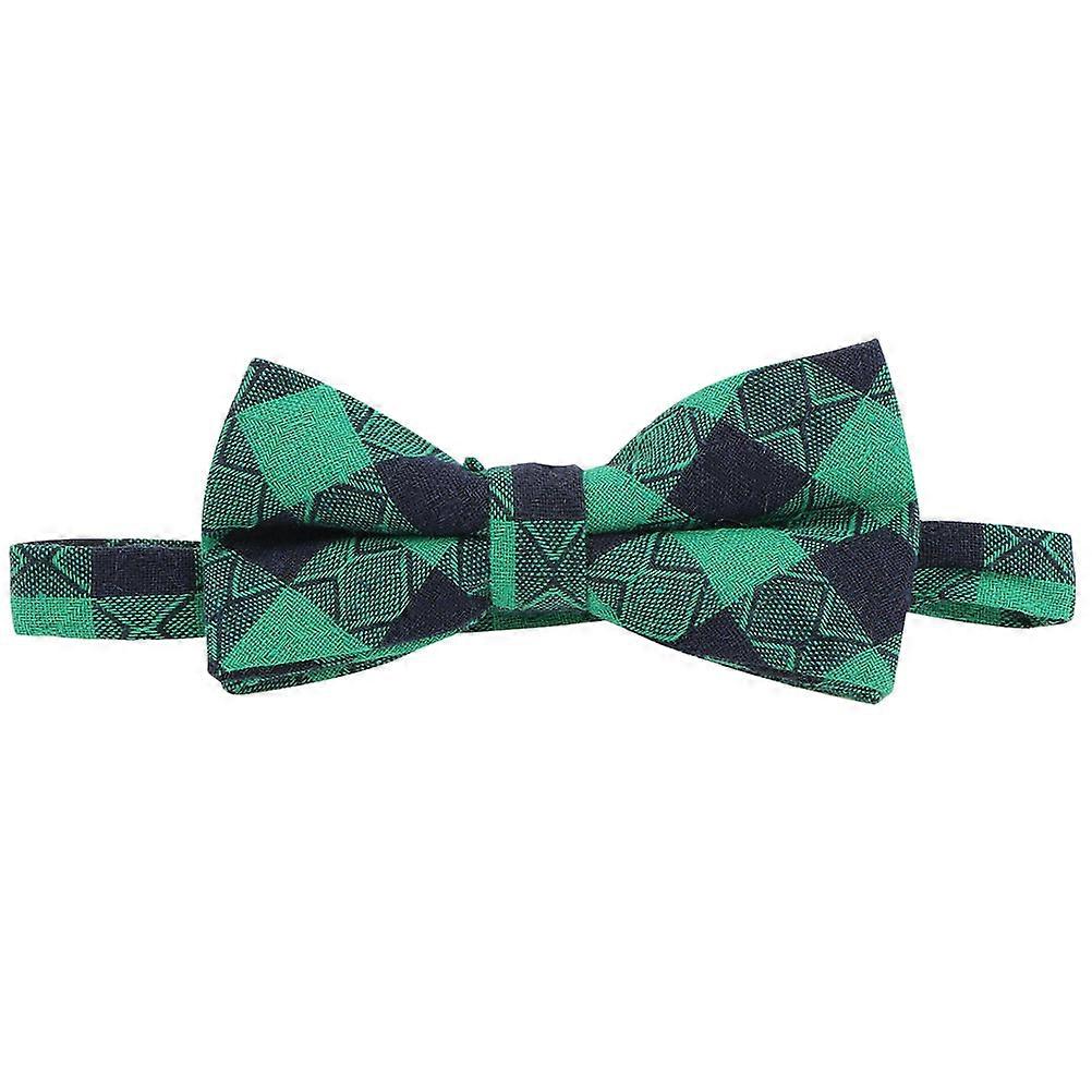 Assorted Color Pre-tied Bow Tie 2Pcs St. Patrick's Day Costume Accessory for Kids Family Gatherings and Parties