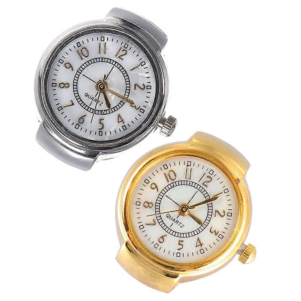 Stylish Finger Ring Watch Ring Watch for Decoration 6Pcs Assorted Color