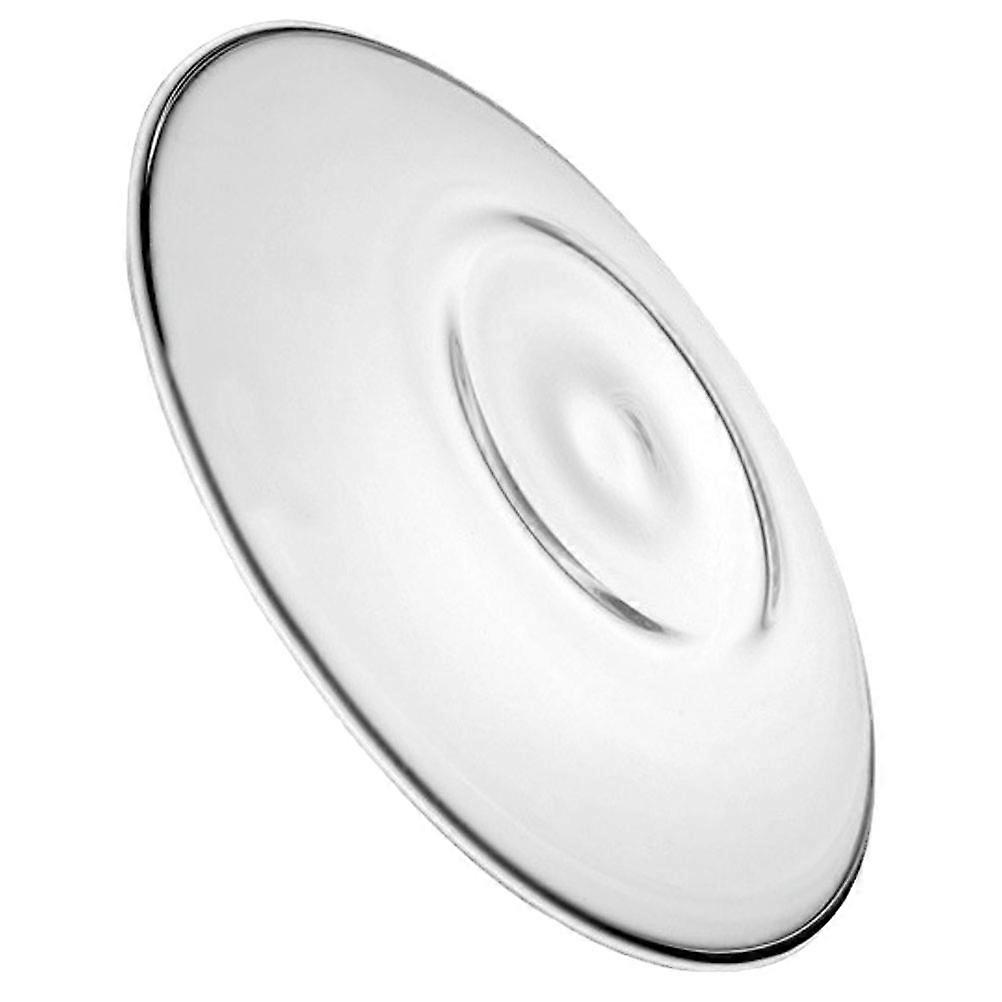 Decorative Clear Glass Saucers 4Pcs Round Plates Suitable For Home Kitchen Yoga Room With High Durability And Practical Function
