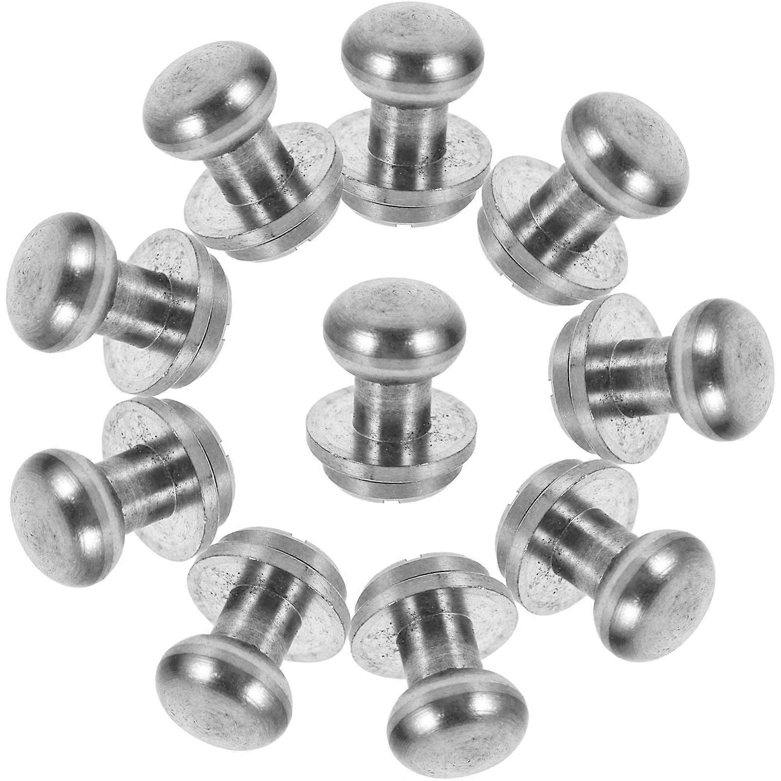 Stainless Steel Dresser Drawer Knobs for Home Decor 20Pcs Silver