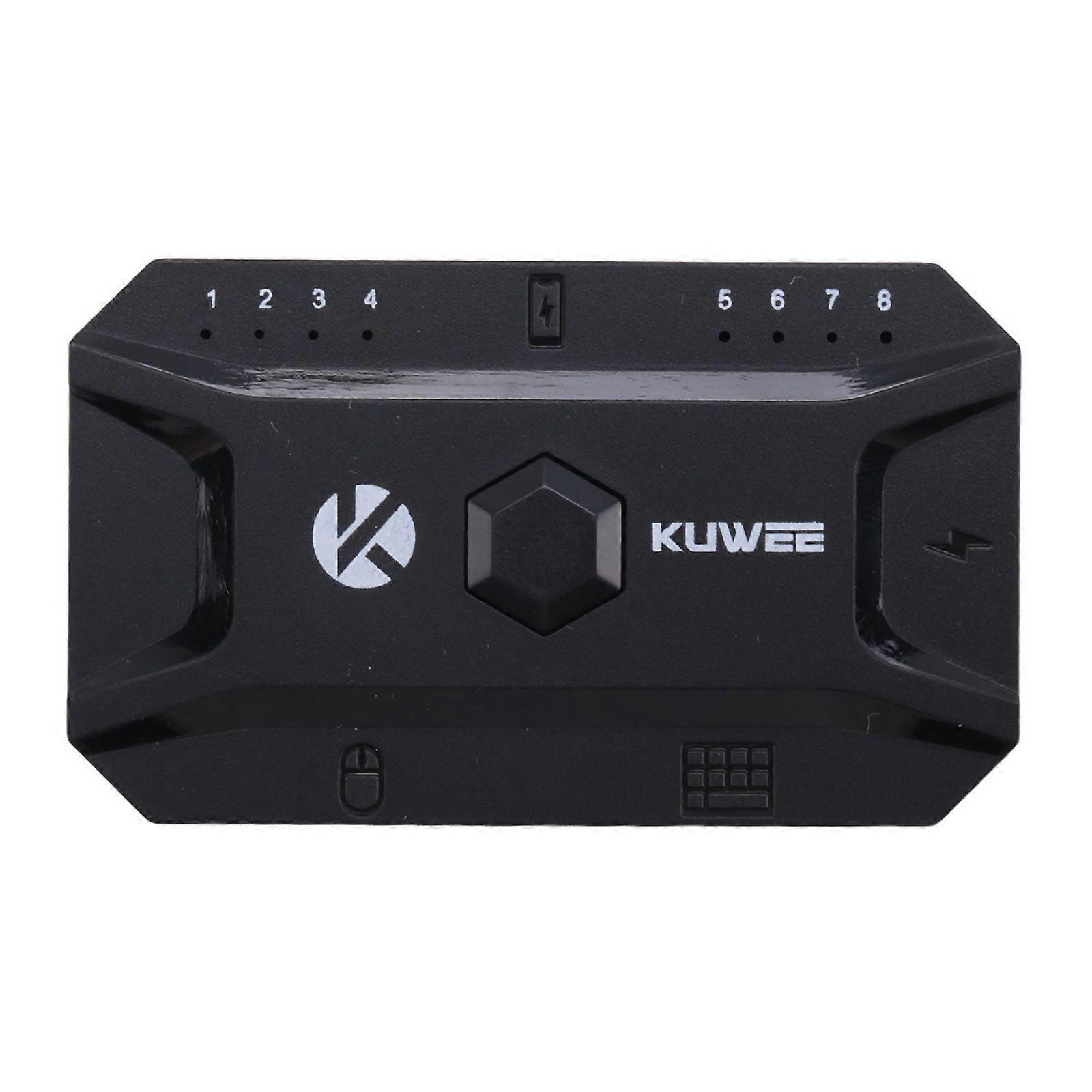 Bluetooth Hub USB 5.0 Converter Wired Keyboard&Mouse to Wireless Hub Adapter Support 8 Devices for Tablet,Laptop,Mobile