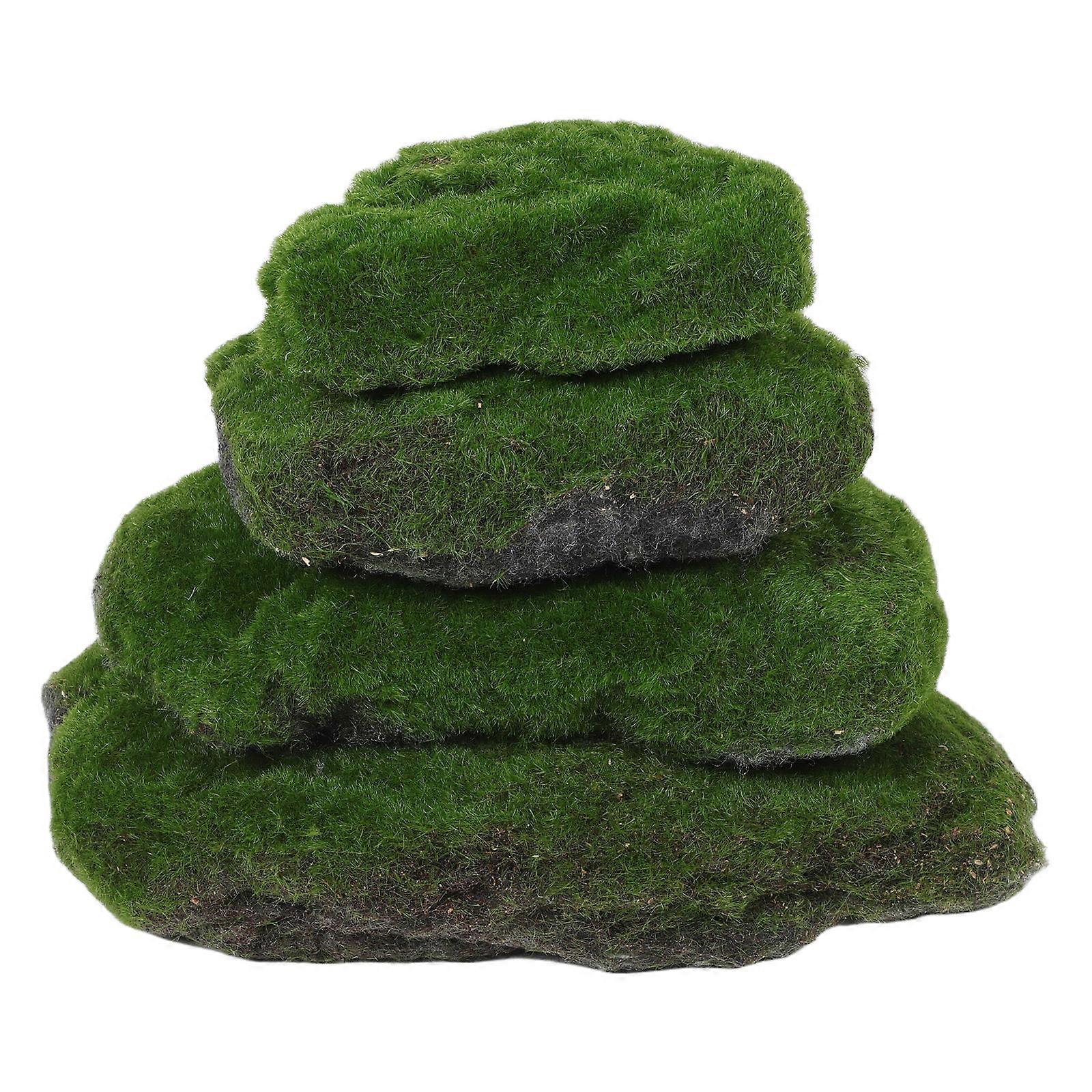 Artificial Rocks Decorative Faux Stones for Garden Decor Set of 8