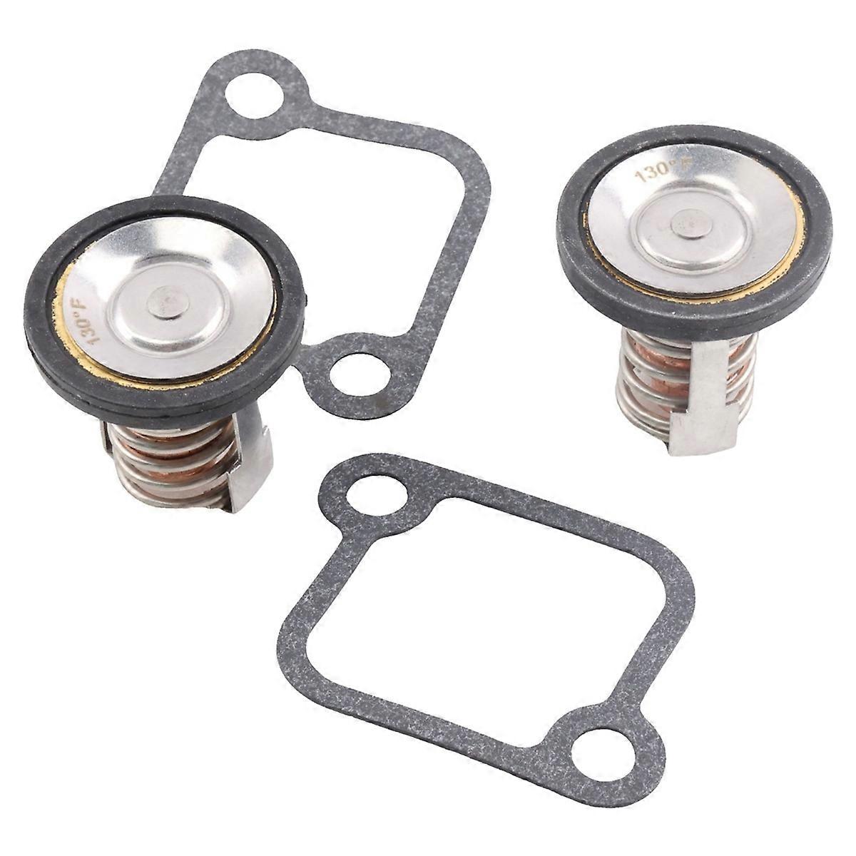 2PCS 8855991 885599003 Thermostat 130F for Mercury 200-250HP 885599004 8M0057307 35-2010 27-850318