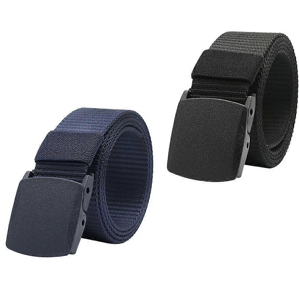 Waist Belt, 2pcs Nylon Lightweight Adjustable with Plastic Buckle