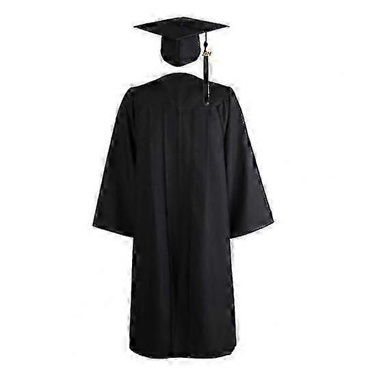 3Pcs Graduation Gown Set with Hat & Tassel For Women's
