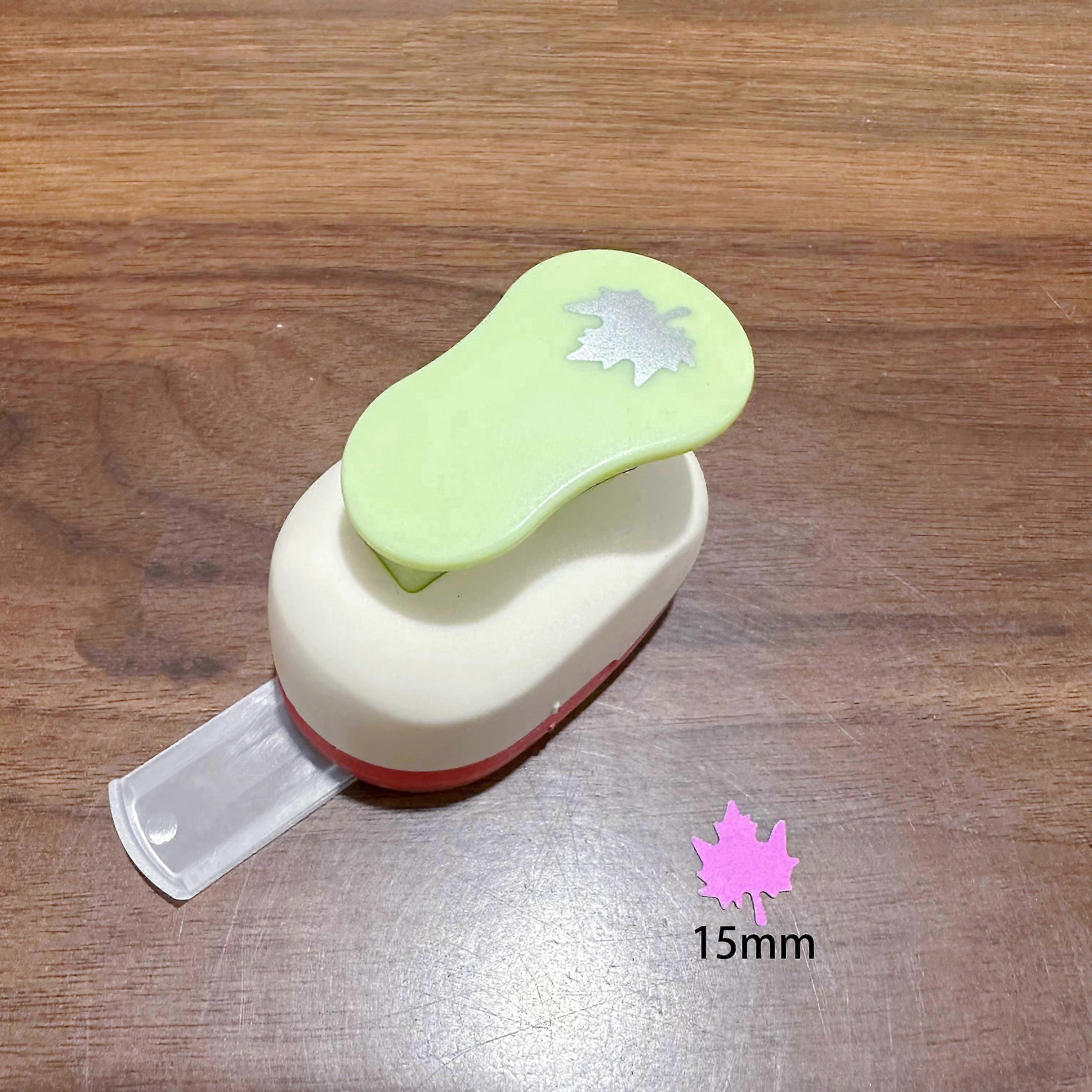 Maple Leaves Punch Set for DIY Scrapbooking - Random Colours in 8mm to 50mm Sizes for UK Crafters