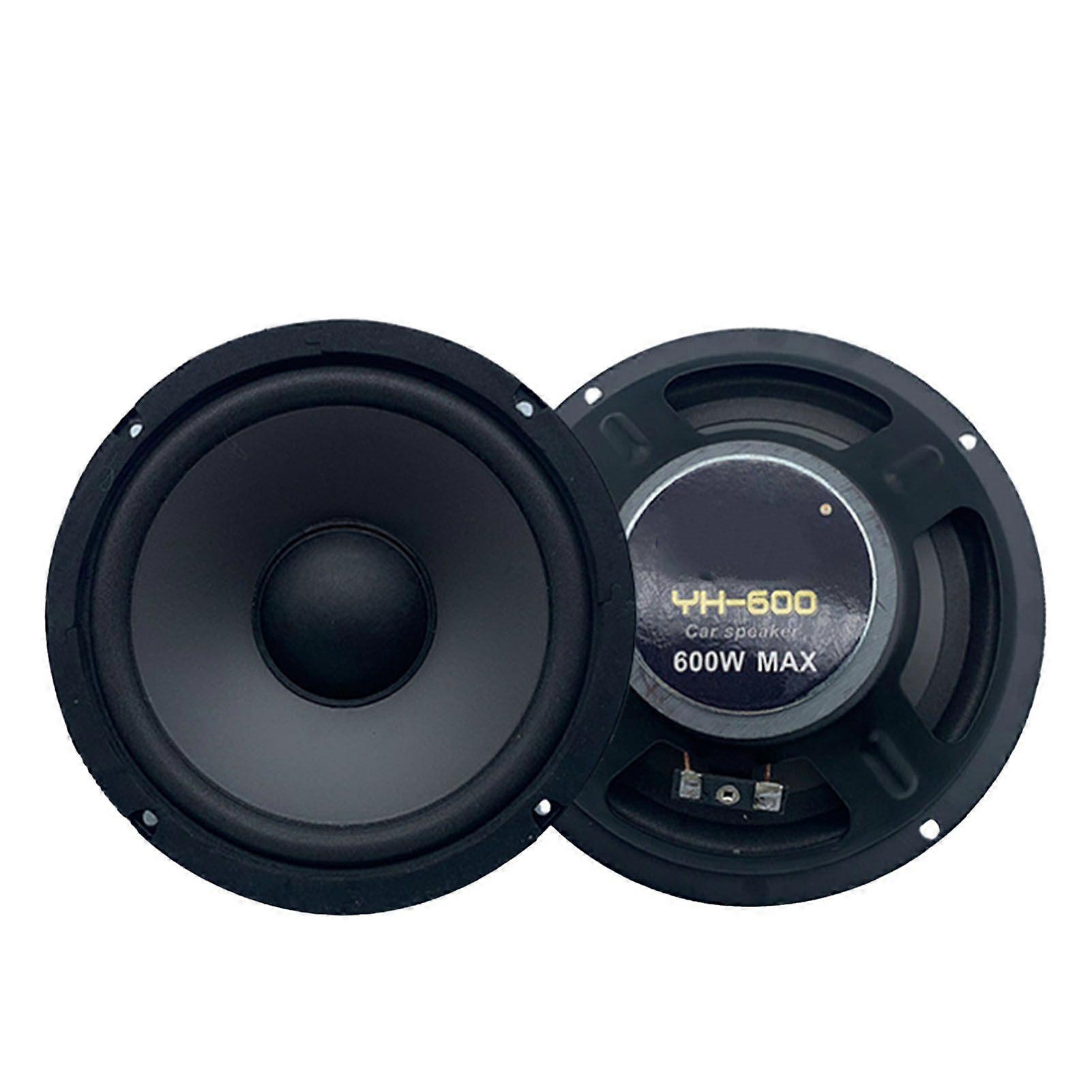 2PCS مكبرات الصوت المحورية 6.5in العالمي الصوت ستيريو الموسيقى عالية الحساسية المتكلم 600W