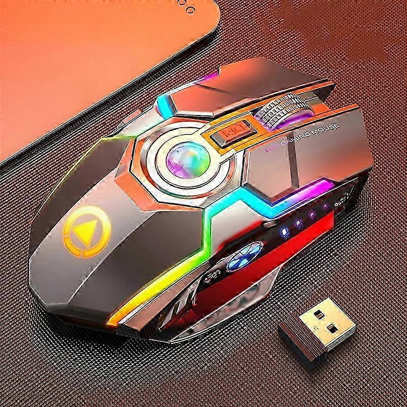 A5 2.4G RGB Wireless Gaming Mouse with 1600 DPI Silent Operation
