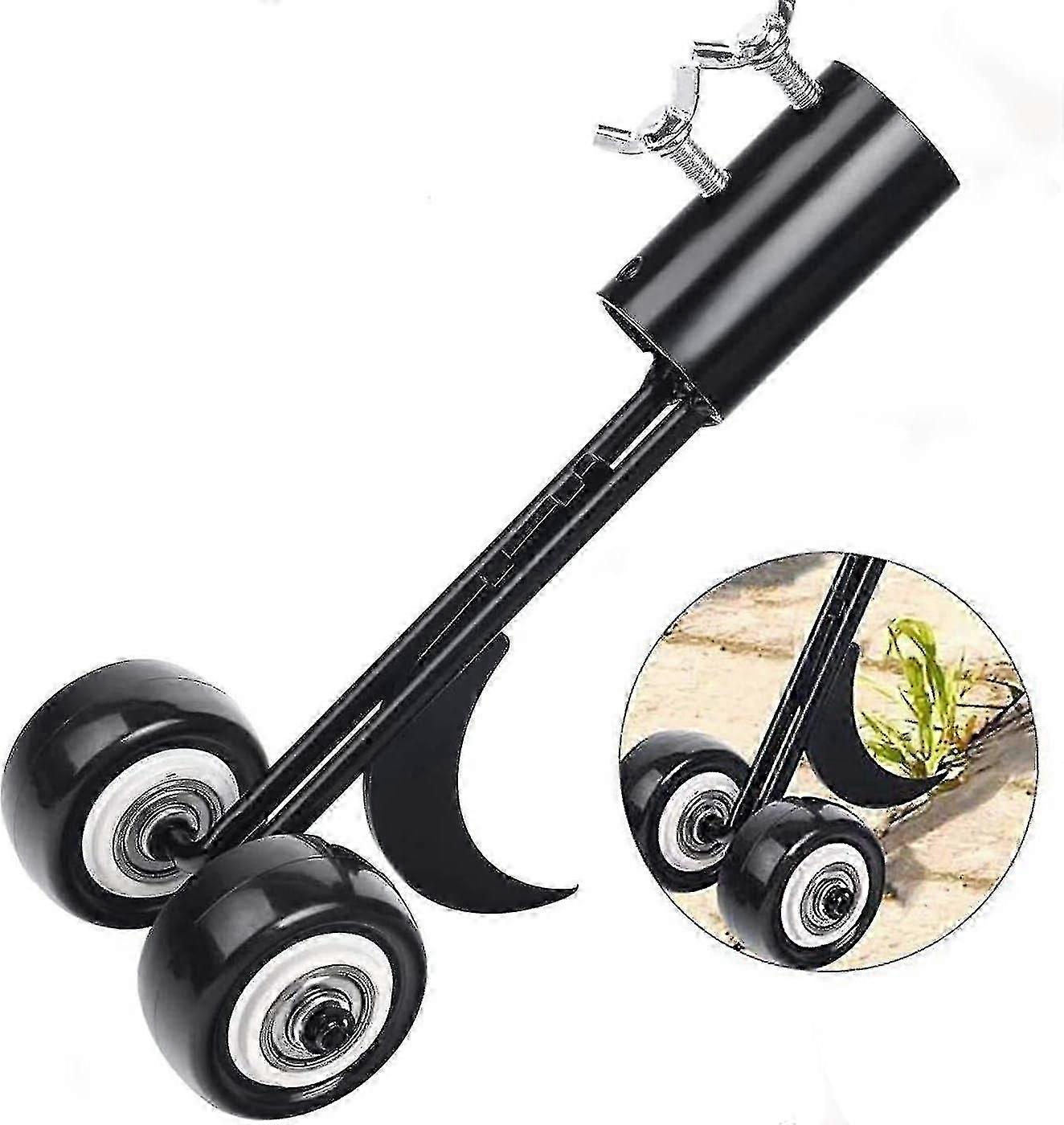 Manual Weeder Root Puller, Terrace Weeding Tool with Wheels, Garden Weeding Tool,,y